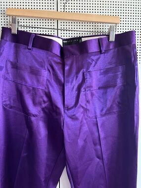 ASOS Purple Satin Dress Pants
